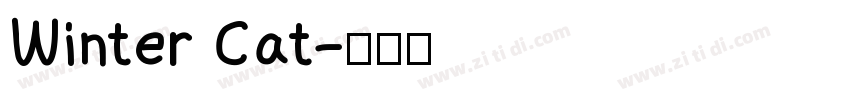 Winter Cat字体转换